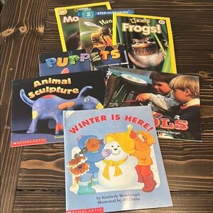 Scholastic and National Geographic books